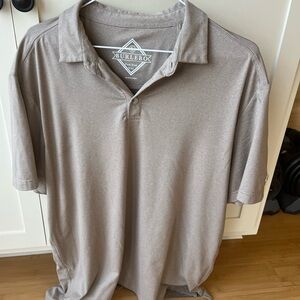 BURLEBO Men's Taupe Polo Shirt
